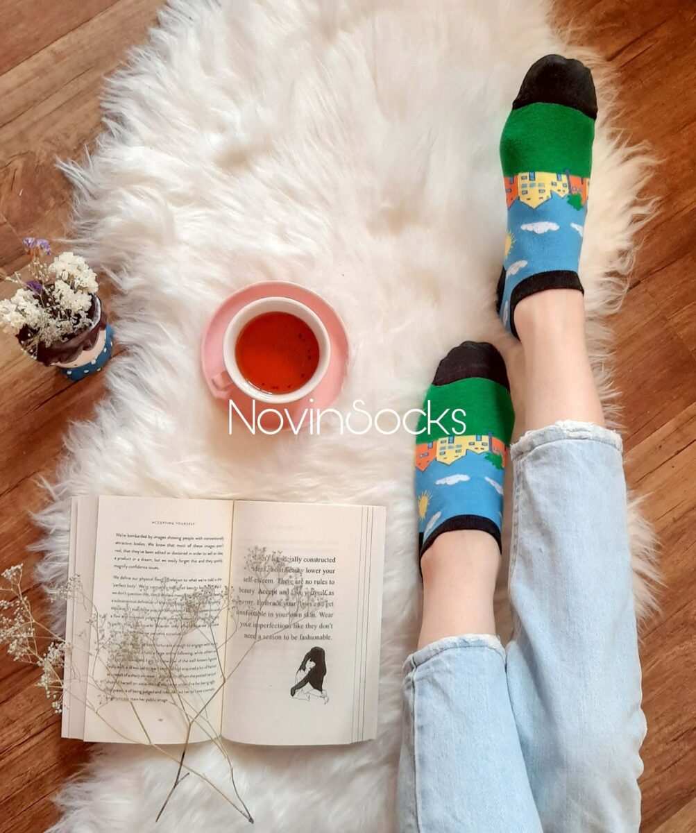 خانه سبز جوراب مچی طرح خونه سبز - تصویر 1