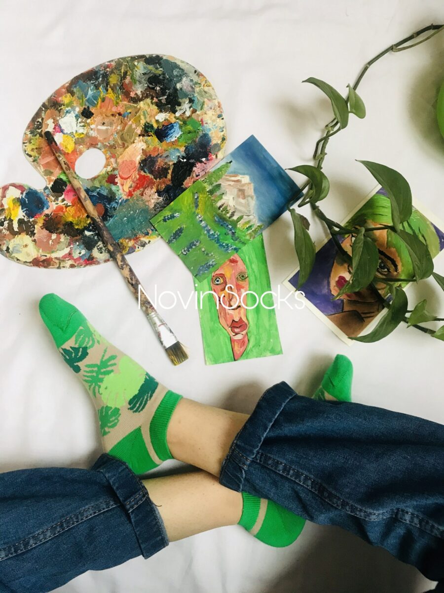 PicsArt_11-12-09.04.18 جوراب مچی طرح برگ انجیر - تصویر 1