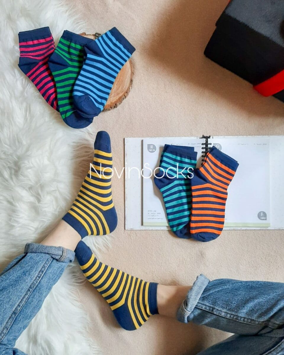 photo_2020-12-12_21-41-09 جوراب نیم ساق رینگی با رنگ های آبنباتی - تصویر 1