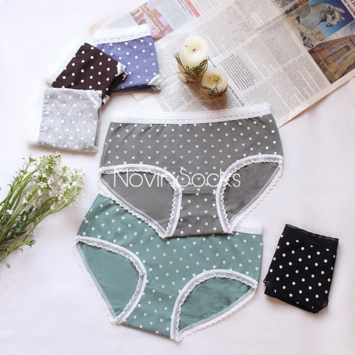 tttttttttttttttttttttt شورت خال خالی - تصویر 1