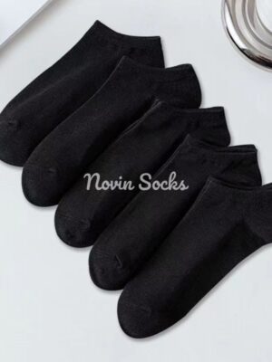 جوراب مچی نخی ساده4212 - تصویر 5