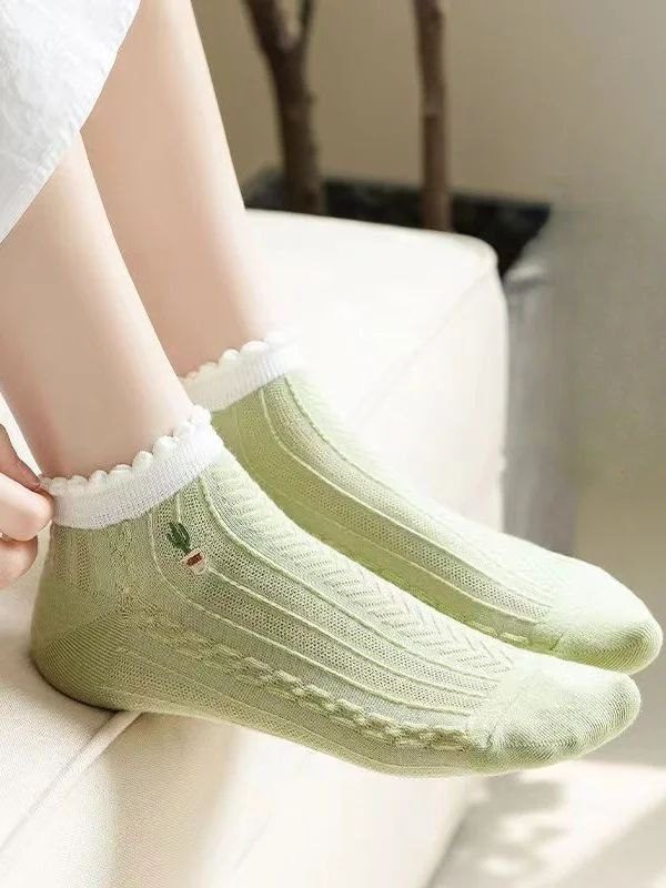 IMG_20240920_094645_567 جوراب مچی کاکتوس سبز1117 - تصویر 3