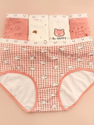 شورت خرسی 1213(مناسب 38تا42)(کبریتی، کمر شورت ساده است)