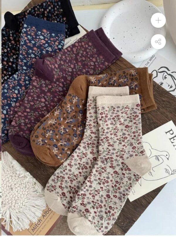 جوراب ساقدار گل ریز 1240 - تصویر 2