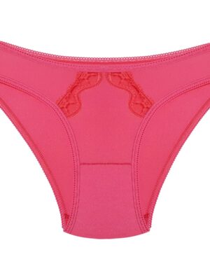 شورت برند لین گیپور گلدار کد602 سرخابی