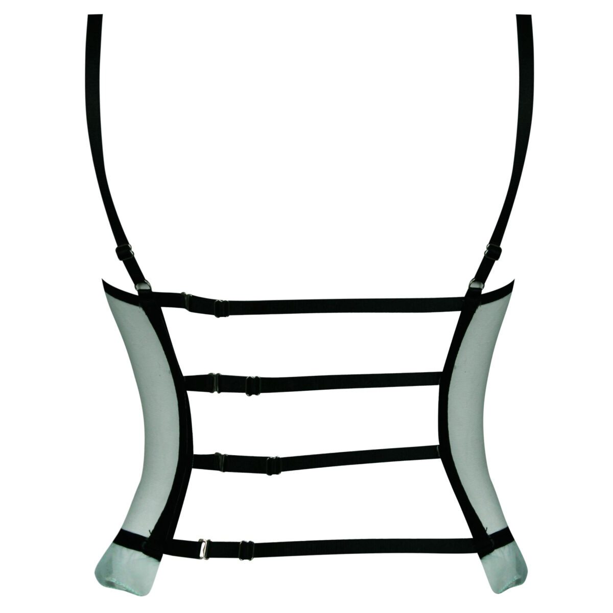 0062ce80108abd08ed53ecdd2ab37f51a4097903_1736114322 ست شورت و سوتین برتا فنردار شیشه ای کد 2261 آبی روشن - تصویر 3