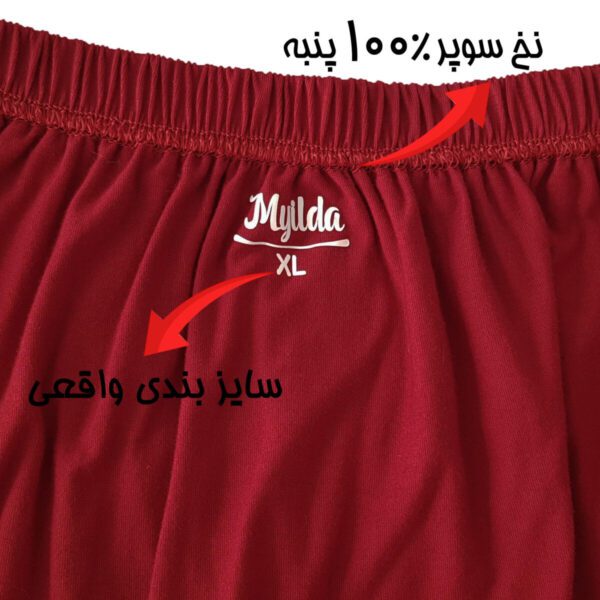 شورت مردانه پادار و اسلیپ 6 عددی (رنگ رندوم) - تصویر 5