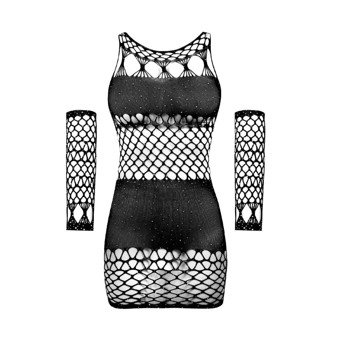 34a20cca0e7f04309a0f32c036a178b555ec6f67_1709714335 لباس خواب نگین دارکد7174  مشکی - تصویر 1