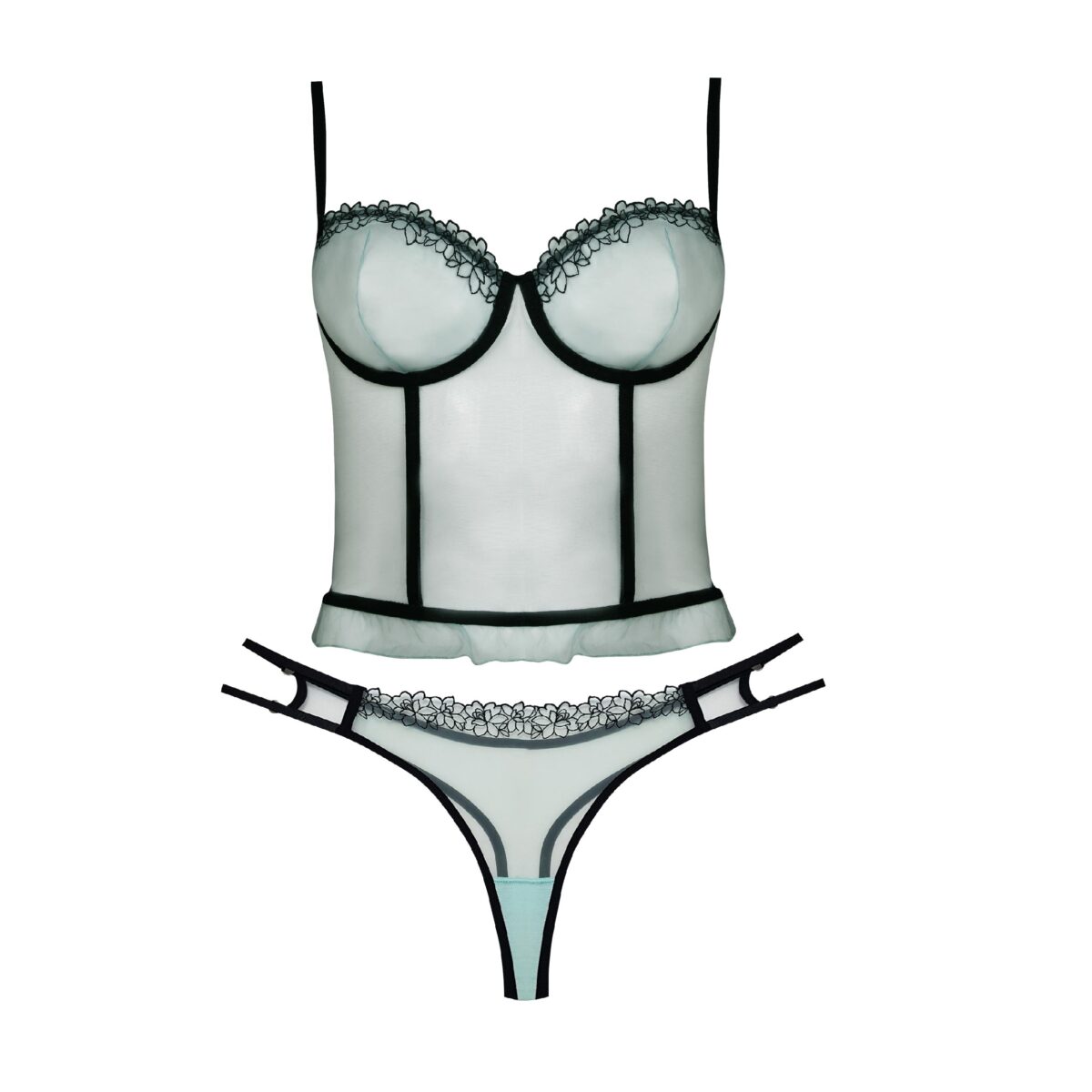 9bdedaec397306a586167a1fde97cbce44f934d8_1736114331 ست شورت و سوتین برتا فنردار شیشه ای کد 2261 آبی روشن - تصویر 1