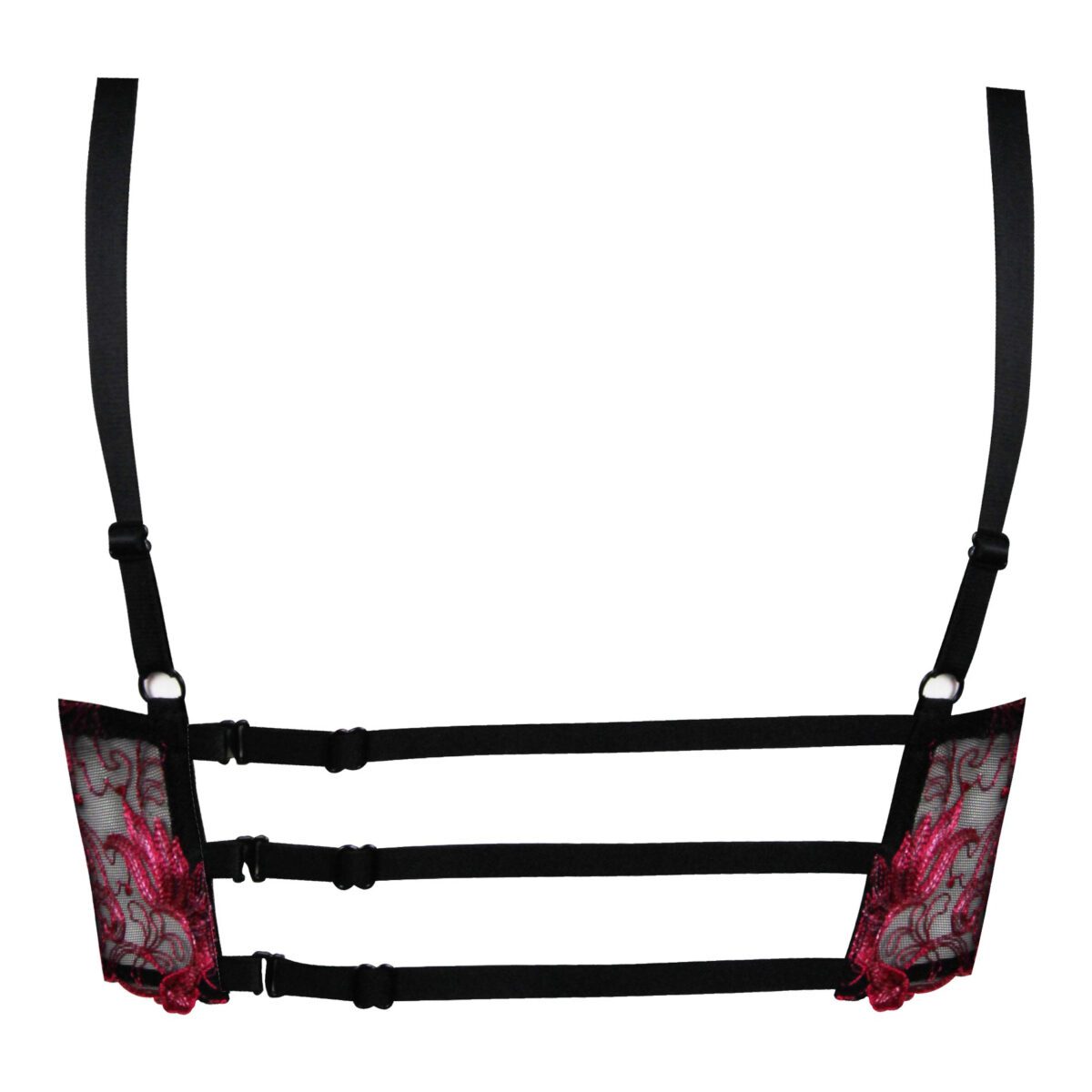 b1c9b6ffc854fef7787d6be9739d7662de088da8_1736114367 ست شورت و سوتین برتافنردار کد 2511-EB مشکی - تصویر 2