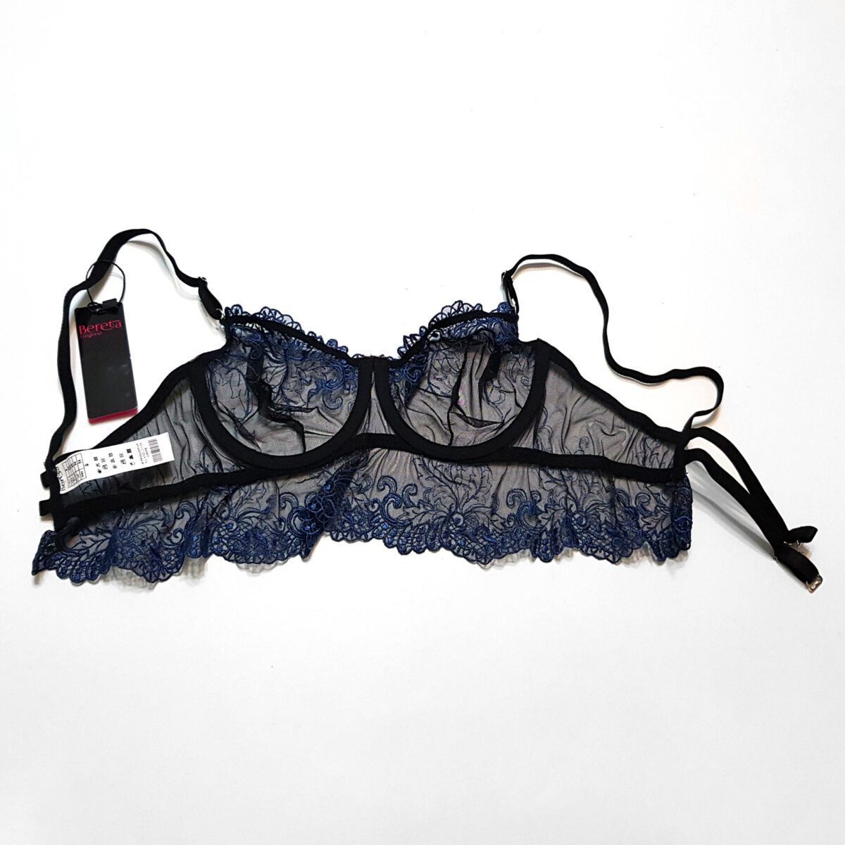 c1b84718b08bf4d66ce086cf9c089635cc830b11_1736183968 ست شورت و سوتین برتا فنردار کد2088-QB مشکی - تصویر 2