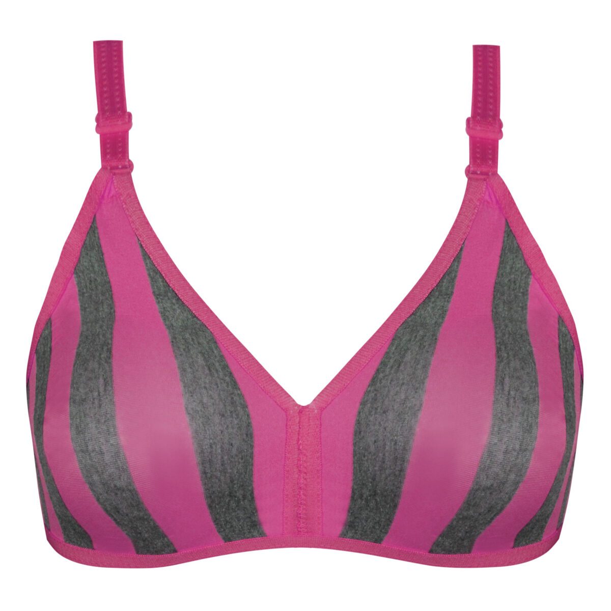 cffeb4563b985114ba55eb888fa29397b654fba3_1731858305 سوتین راهراه بدون فنر توری پرسی کد 105046 - تصویر 2