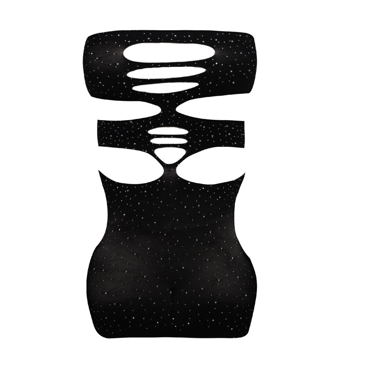 d6239c6e4576a1d933b4aadbb16d884cde4fed9b_1709316894 لباس خواب نگین دار کد7143 مشکی - تصویر 1