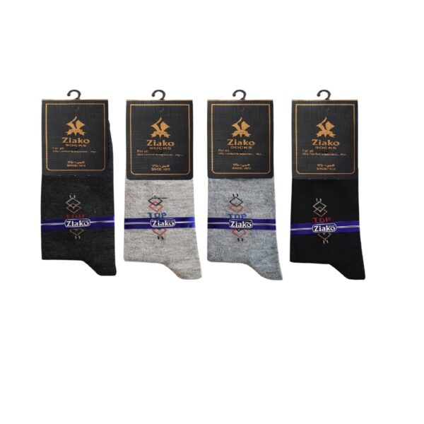 جوراب ساقدارمردانه ضیاکوترنج جنس پنبه ای کد 5184-633(بسته 4 عددی) - تصویر 1