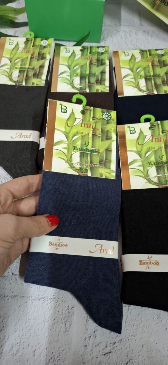 ۲۰۲۵۰۲۲۰_۱۸۵۲۱۱ جوراب مردانه پک 6 عددی بامبو همراه جعبه مناسب هدیه کد 1552 - تصویر 2