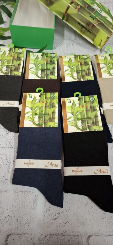 جوراب مردانه پک 6 عددی بامبو همراه جعبه مناسب هدیه کد 1552 - تصویر 3