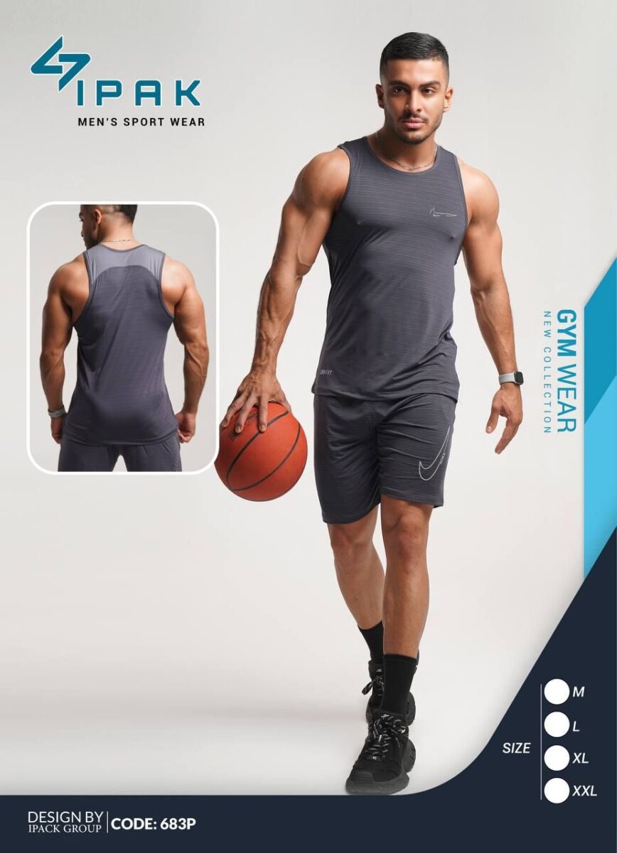 -2147483648_-212132 ست رکابی و شلوارک ورزشی مردانه کد 105225 - تصویر 1