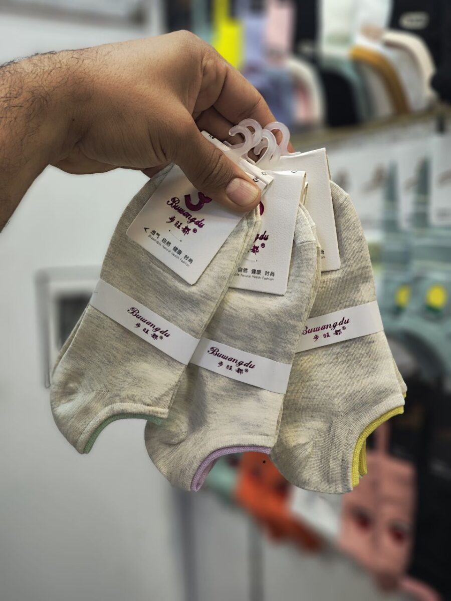 IMG_20250502_101722_758 جوراب لب دورنگ طوسی کد 1659 وارداتی - تصویر 1