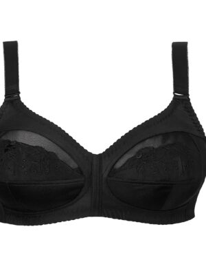 سوتین گلدوزی بدون فنر و اسفنج کد 105465