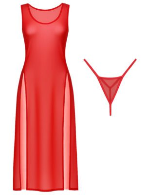 لباس خواب زنانه ماییلدا مدل توری کد 5529-LS53