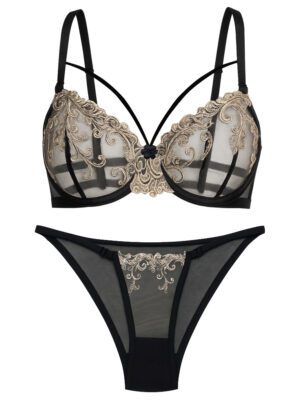 ست شورت و سوتین زنانه میشان مدل فنردار هارنس دار کد 5508-205