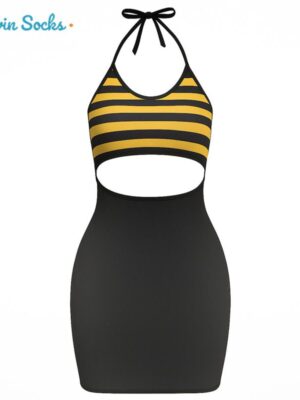 لباس خواب زنانه مدل زنبوری کد 5505-1004