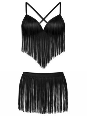 لباس خواب زنانه مدل ریش ریش کد 5620-9044