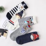 پک 5 جفتی جوراب حیوانات دریانورد - تصویر 10