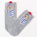 پک 5 جفتی جوراب حیوانات دریانورد - تصویر 7