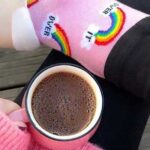 جوراب ساقدار رنگین کمونی - تصویر 2