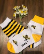 جوراب ساقدار لنگه به لنگه زنبوری - تصویر 2