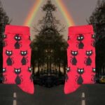 جوراب ساقدار گربه نشسته - تصویر 2