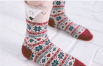 جوراب ساقدار خرس خوابیده قلب دار - تصویر 3