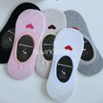 جوراب کالجی قلب قرمز - تصویر 2