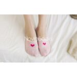 جوراب کالجی قلب قرمز - تصویر 5