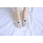 جوراب کالجی قلب قرمز - تصویر 6