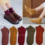 جوراب مچی کبریتی چین دار