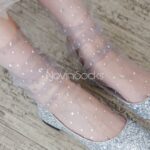 جوراب توری طرح ماه و ستاره