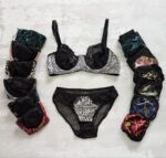 ست شورت و سوتین  مخملی رعدوبرقی 102047 سایز80