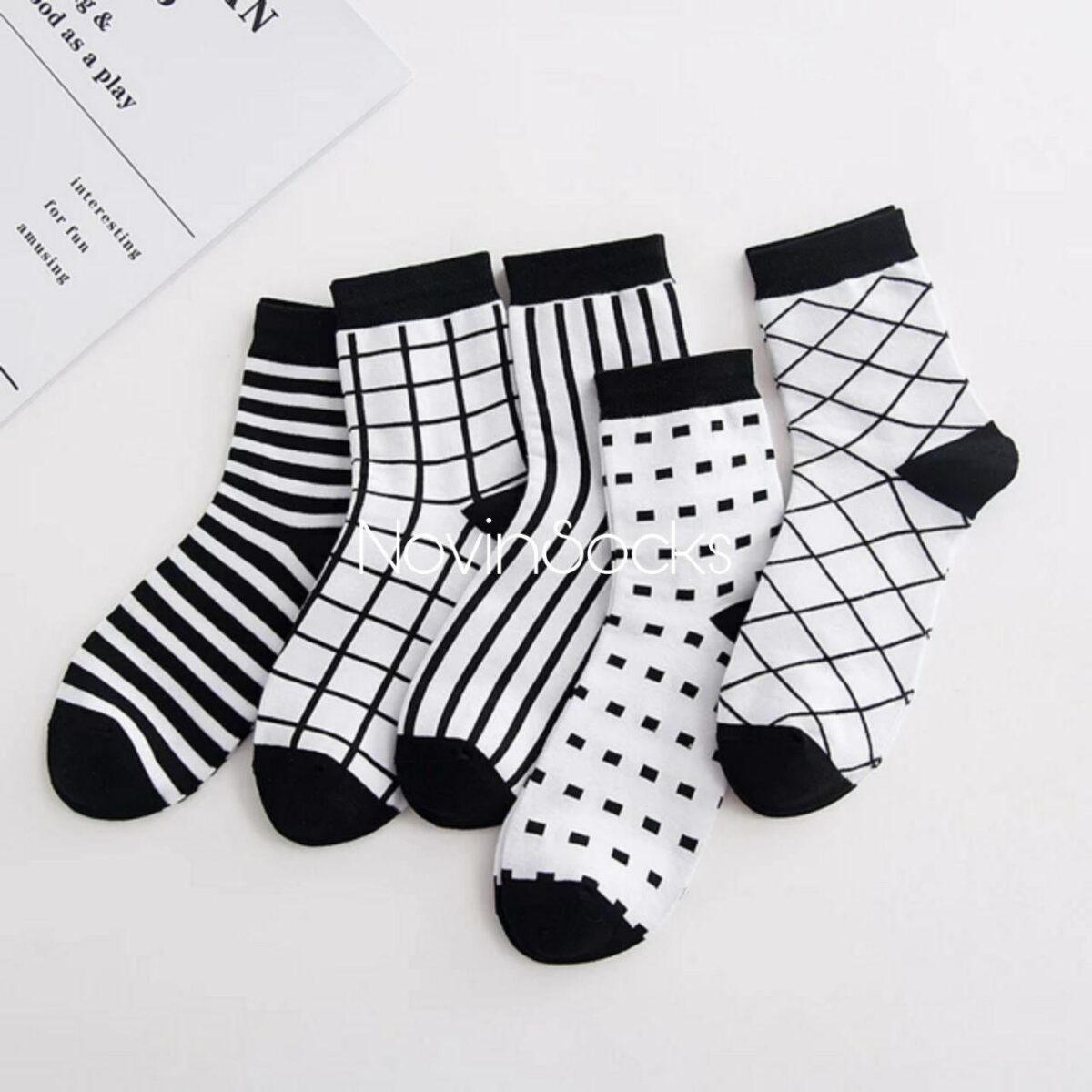 photo_2020-07-12_22-08-44 جوراب مچی خط و نقطه - تصویر 5