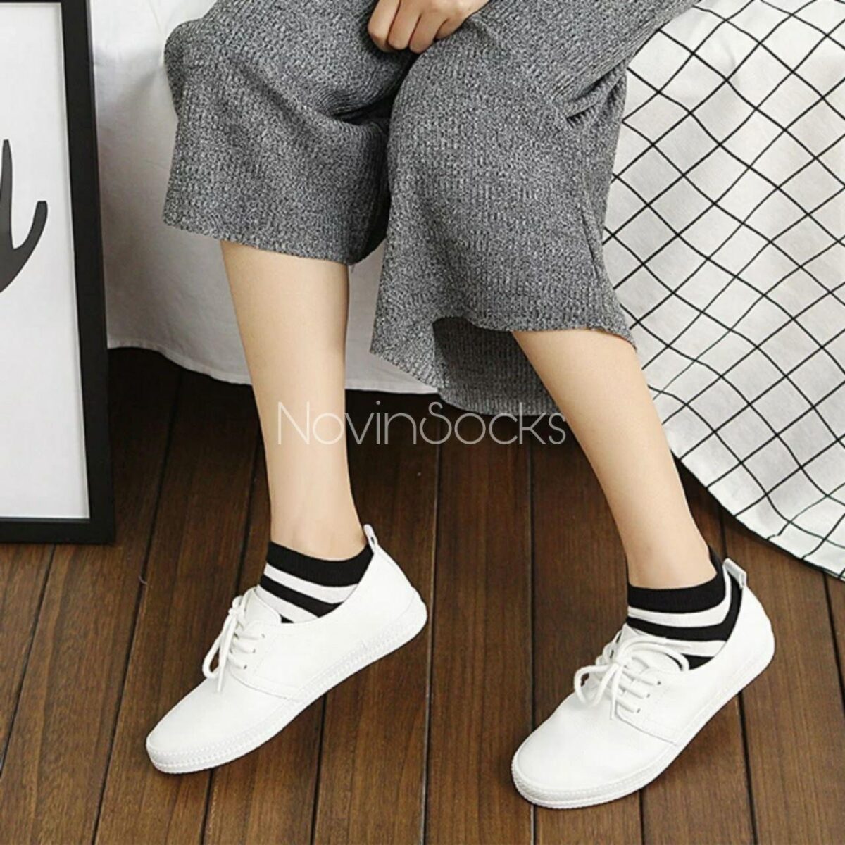 photo_2020-07-12_22-08-46 جوراب مچی خط و نقطه - تصویر 3