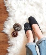 جوراب کالج ساده - پشت ژله ای - تصویر 2