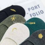 جوراب کالجی طرح ماه و ستاره - تصویر 4