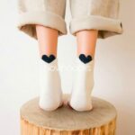 جوراب ساقدار پشت قلبی - دو خطی - تصویر 2