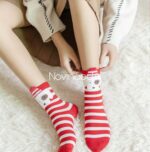 جوراب نیم ساق و مچی کریسمسی - سگ