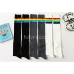 جوراب بالا زانو رنگین کمونی - تصویر 7