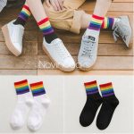 جوراب ساق رنگین کمونی