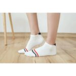 جوراب مچی پشت قلبی - دو خطی (محصول لک دارد) - تصویر 2