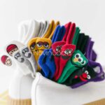 جوراب مچی استیکری استوک ( رنگ و طرح به صورت رندوم ارسال می شود) - تصویر 7