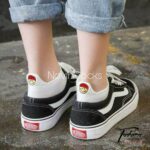 جوراب مچی استیکری استوک ( رنگ و طرح به صورت رندوم ارسال می شود) - تصویر 2